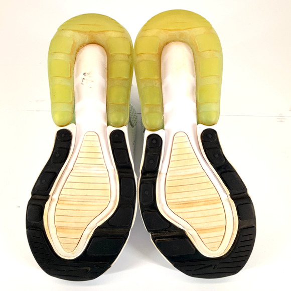 Nike Air Max 270 White Green Women Size 7 Low Top Lace Up Running Walking Gym - Picture 9 of 11